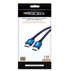 Blue Jet 3.3 ft. L Audio/Visual Cable HDMI