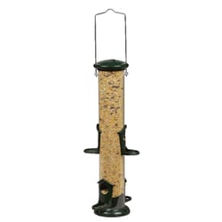 Audubon Wild Bird 2 lb Metal Tube Bird Feeder 4 ports