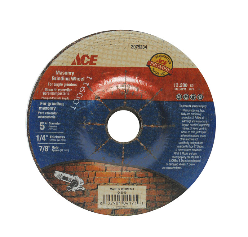 UPC 082901041719 product image for Ace(r) Abrasive Grinding Wheel | upcitemdb.com