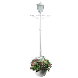 Sun-Ray Kenwick Gloss Solar Powered 1 W LED Lamp Post 1 each