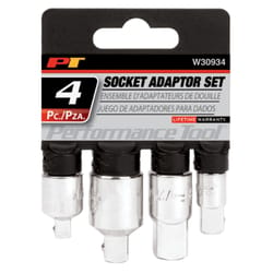 Performance Tool Socket Adapter Set 4 pc