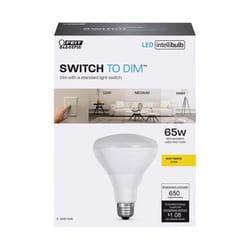 Feit BR30 E26 (Medium) LED Bulb Soft White 65 Watt Equivalence 1 pk