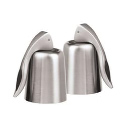 OGGI Silver Stainless Steel Wine Stopper