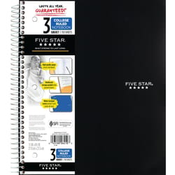 Five Star 8.5 in. W X 11 in. L Spiral Notebook