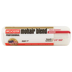 Wooster Mohair Blend 7 in. W X 1/4 in. Regular Paint Roller Cover 1 pk