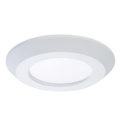 Halo Matte White 4 in. W Aluminum LED Dimmable Recessed Downlight 8.6 W