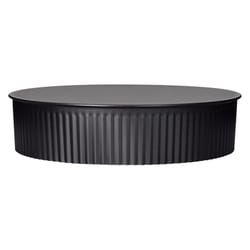 Imperial 8 in. D Steel Crimped Termination Cap