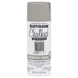 Rust-Oleum Chalked Ultra Matte Country Gray Oil-Based Acrylic Sprayable Chalk Paint 12 oz