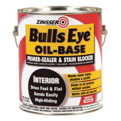 Zinsser Bulls Eye White Tintable Flat Primer, Sealer and Stain Blocker 1 gal