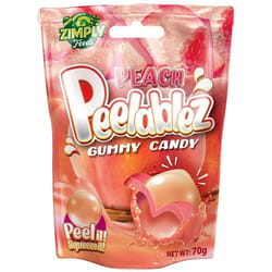 Zimply Peach Gummi Candy 70 gm