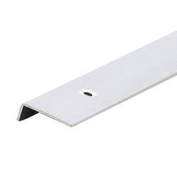 M-D BUILDING PRODUCTS 0.25 in. H X 0.83 in. W X 96 in. L Satin Clear Clear Aluminum Molding