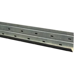 NextStone 48 in. L X 2 in. W Metal Rockface Silver Siding Starter Strip 1 pk