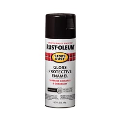Rust-Oleum Stops Rust Gloss Dark Walnut Spray Paint 12 oz