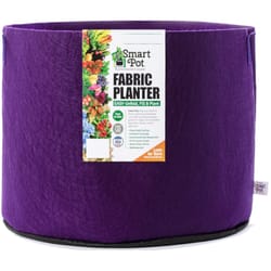 Smart Pot 6 in. H X 7 in. W X 7 in. D X 7 in. D Geo-Thermal Fabric Grow Bag Planter Purple