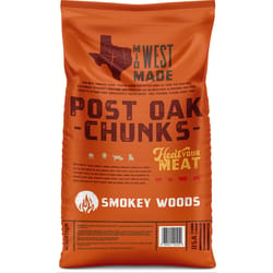 Smokey Woods All Natural Post Oak Wood Smoking Chunks 350 cu in