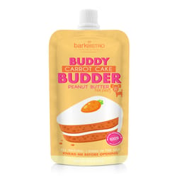 Bark Bistro Company Buddy Budder Carrot Cake Grain Free Peanut Butter For Dogs 4 oz 3 in. 1 pk