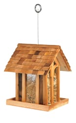 Perky-Pet Wild Bird 3.5 lb Wood Mountain Chapel Bird Feeder 1 ports