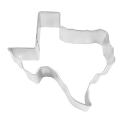 R&M International Corp 4 in. W X 4 in. L Texas State Cookie Cutter Silver 1 pc