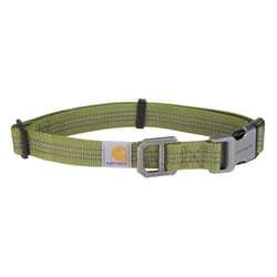 Carhartt Light Moss Solid Nylon Dog Collar Medium
