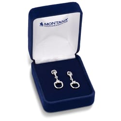 Montana Silversmiths Women's AQHA Enjoy the Ride Silver Earrings