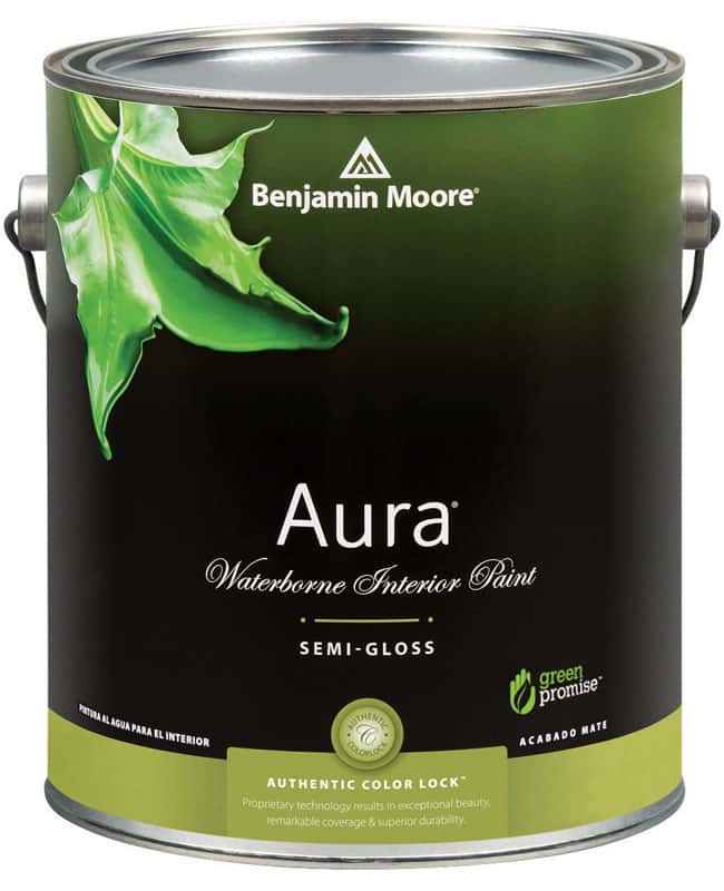 Benjamin Moore Aura SemiGloss Base 4 Paint and Primer Interior 1 gal Ace Hardware
