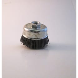 Dico Nyalox 3 in. D X 5/8-11 in. X 1/4 in. D Crimped Nylon Mandrel Mounted Cup Brush 12500 rpm 1 pc