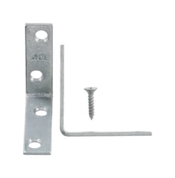 Ace 2 in. H X 3.75 in. W X 2 in. D Galvanized Steel Inside L Corner Brace