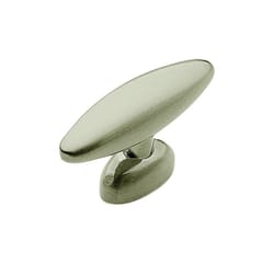 Amerock Allison Oval Cabinet Knob 1-9/16 in. D 15/16 in. Satin Nickel 1 pk