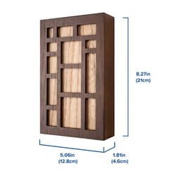 Heath Zenith Brown Wood Wireless Door Chime Kit