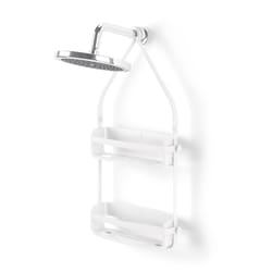 Umbra Flex 26 in. H X 4 in. W X 13 in. L White Shower Caddy