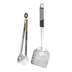 Blackstone Stainless Steel Black/Silver Grill Tool Set 2 pc