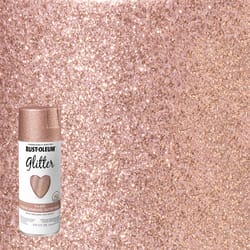 Rust-Oleum Specialty Glitter Rose Gold Spray Paint 10.25 oz