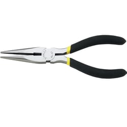 Stanley 6 in. Steel Fixed Joint Long Nose Pliers