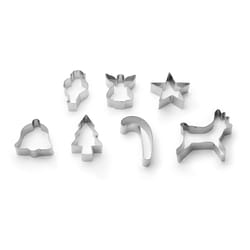 Fox Run Silver Stainless Steel Christmas Cookie Cutters