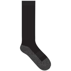 SOF SOLE Men's Steel Toe 8-12.5 Over The Calf Socks Black