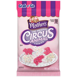 Mother's Grab N' Go Original Circus Animal Cookies 3 oz Bagged