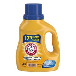 Arm & Hammer Clean Burst Scent Laundry Detergent Liquid 1 qt 1 pk