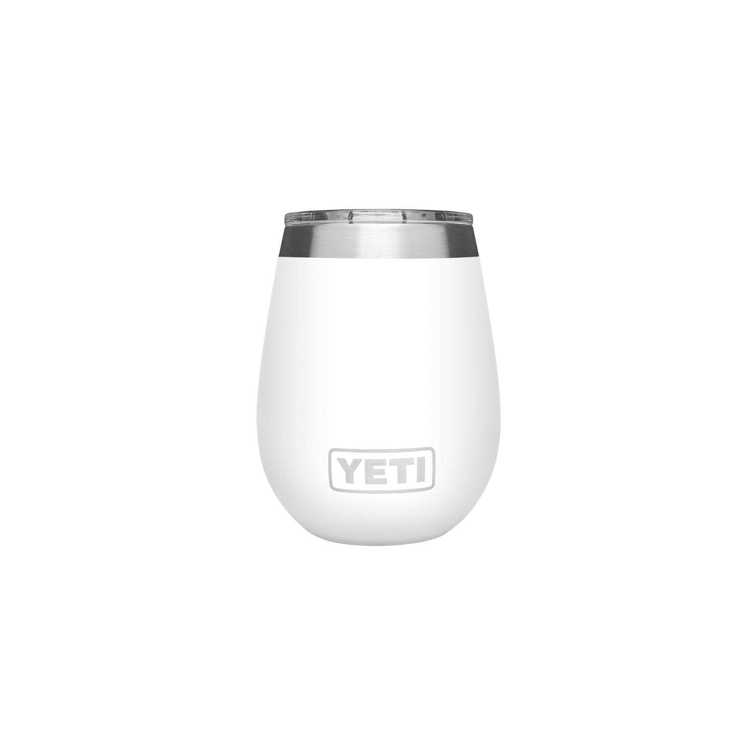 YETI Rambler 10 oz White BPA Free Wine Tumbler with MagSlider Lid