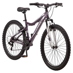 Mongoose Women 26 in. D Full Suspension Mountain Bicycle Purple