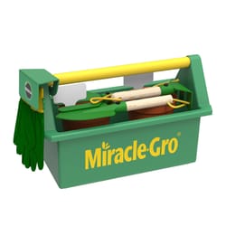 Miracle-Gro Garden Toolset with Toolbox Multicolored 9 pc