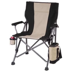 Picnic Time Outlander Black Camping Folding Chair