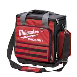 Milwaukee PACKOUT Ballistic Nylon Tech Bag 58 pocket Black/Red 1 pc