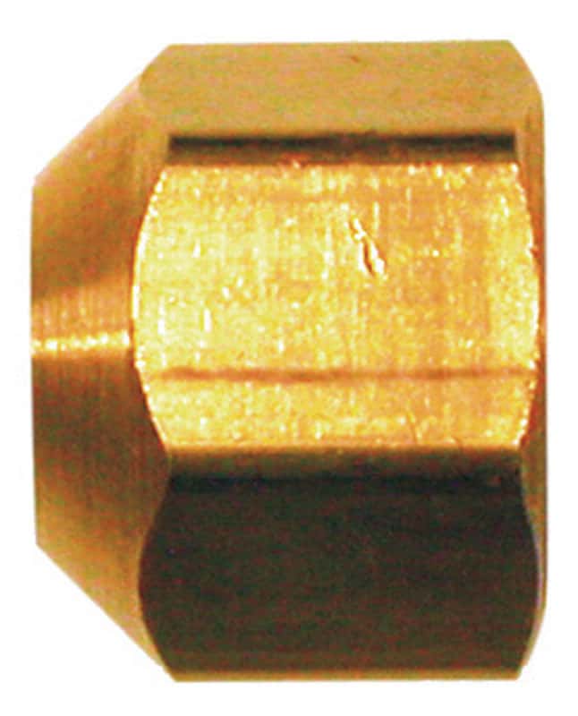 Pack of 2 JMF 41208 Brass 150 to 1000 PSI Lead Free Cap 1/2 Flare Dia in. 