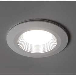 ETI Color Preference Matte White 6 in. W LED Recessed Downlight with Nightlight Trim 11 W