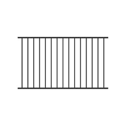Fortress Building Products Fe26 Traditional Level Panel 34 in. H X 1 in. W X 72 in. L Steel Railing