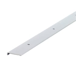 M-D BUILDING PRODUCTS 0.2 in. H X 1 in. W X 96 in. L Satin Clear Clear Aluminum Molding