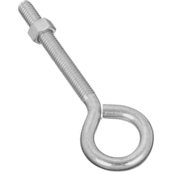 National Hardware 3/8 in. X 5 in. L Zinc-Plated Steel Eyebolt Nut Included