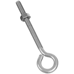 National Hardware 1/4 in. X 4 in. L Stainless Steel Eyebolt Nut Included