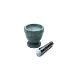 Fox Run Green Marble Mortar and Pestle