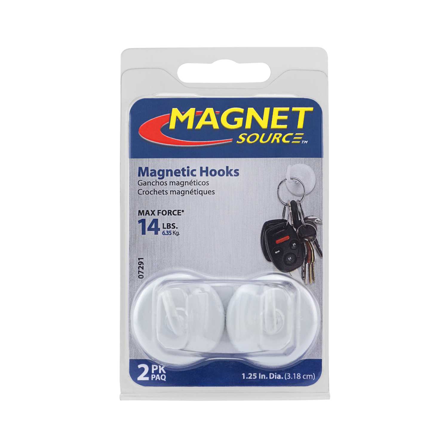 Master 1.4 in. Ceramic Hooks 14 lb. pull 3.4 MGOe